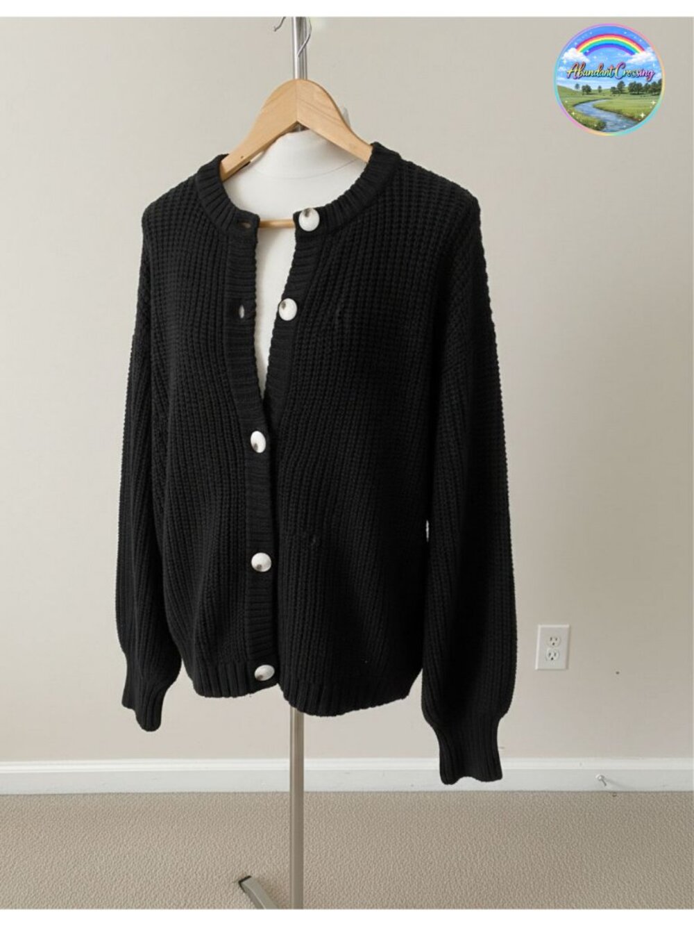 Women's Chunky Knit Button Up Cardigan Sweater